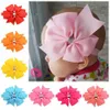 Hair Accessories Lovely Elegant Silver Bow Headband Bands Shining Solid Color for Kids Wholesale