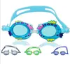 Dessin animé animal conception lunettes de natation enfants protection UV lunettes d'été mignon réglable étanche anti-buée enfants lunettes lunettes