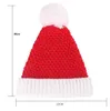 Christmas Hats Czerwone dorośli kostiumy cosplay czapki noworoczne dekoracja świąteczna tkanin