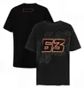 7fbj Heren Trainingspakken 2023 Gloednieuw Seizoen F1 Formule 1 Racing Pak Team Werk Korte Mouw T-shirt Aangepast voor