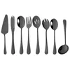 Dinnerware Sets 8Pcs Stainless Steel Cutlery Serving Utensils Buffet Catering Butter Knife Colander Spoons Fork Silverware