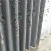 Curtain Curtains Embroidery Country Pastoral Fresh Shading Customization For Living Dining Room Bedroom