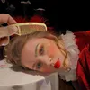 Outils de maquillage Miroir Main Vintage Peigne Maquillage Ensemble De Poche Vanité Poche En Métal Cheveux Voyage Portable Rétro Mini Brosse Tenue Femmes Poignée Miroirs J230601