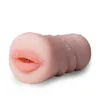 Massager for Men 4d Realistic Deep Throat Male Masturbator Silicone Artificial Vagina Mouth Anal Erotic Oral