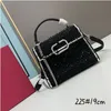 Luxe merk Lederen Mini Handtas Ketting Schoudertas Damesmode Designer Tas imitatie Kristal Decoratie Crossbody tas klassieke dameshandtas