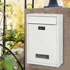 Garden Decorations Vintage Style Wall Mounted Mailbox Storage Letterbox for Outdoor Business Ornament 230603