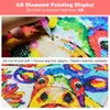 Stich 5d DIY AB Drills Diamantmalerei Genshin Impact Anime Manual Gril Stickerei Cross Wandkunst Strass Mosaic Home Decor