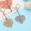 Keychains WANGAIYAO Fashion Ins Key Chain Love Crystal Bag Pendant Buckle Car Ornament Metal Birthday Small Gift Women's Jew