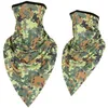 High Quality Ice Silk Magic Scarves Camouflage Hiking Bandana Cycling Fishing Sunscreen Uv protective Cool summer face protection Mask Neck Gaiter Tube Headwear