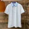 Summer Polo Men Shirt Italia Designer Designer Vestiti di cotone Lettera Stampa Fashion High Street Hip Hop Casual Business da uomo Shirt