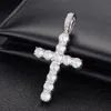 European and American Zircon Cross Necklace Female High Sense Simple and Light Luxury Pendant Female Top Quality