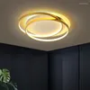 Lustres Led plafonnier créatif empilé rond salon chambre éclairage lampe moderne minimaliste lumières cuisine luminaires