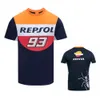 2023 Novas camisetas masculinas e femininas da equipe de F1 Moto GP-race Camisa esportiva estampada gola redonda respirável 3d 93