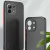 Odporny na wstrząsy matowy obudowa dla Xiaomi Mi 11 Lite 5G NE 9S 9T 10S POCO X3 12T Redmi Note 10 9 8 12 11t Pro Lens Ochrona Ochrona Przezroczystość