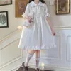 Dresses Dresses Women Japanese Style Sweetie Loose Allmatch Students Kawaii Comfortable Solid Trendy Kneelength Popular Lovely Summer