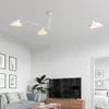 Lustres lustre de ferro forjado com várias hastes para sala de estar luzes vintage industrial nórdico luminárias domésticas lâmpada led moderna