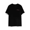Moda Erkek Kadın Tasarımcı Giysileri Tişört Lüks Avrupa Amerika Amerika En İyi Mans Wemans Tshirt Mektup Desen Baskı Sokak Gündelik Pamuk Yuvarlak Boyun Erkek Giyim Gömlek S XL
