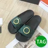 New fashion Slippers Blondie Slide Sandals Canvas Beige Ebony Green Navy Pink Luxurys Men Women Slipper summer outdoor beach Slides flip flop sandal Eur 36-45