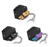 Portable Pocket Fold Mini Multifunctional Hexagon knives kits Outdoor EDC Tool Hexagon Folding Coin Knife Keychain Screwdriver bottle opener wrench tools set