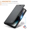 Funda de cuero CaseMe con tapa y soporte para iPhone 14 Pro Max 13 12 11 XS XR X 8 7 Plus a prueba de golpes ranuras para tarjetas funda de teléfono