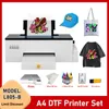 Printer Machine L805 Print Head Starter Kit For Heat Transfer PET Film A4 T Shirt All Fabric