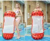 Lit d'eau flottant gonflable avec maille double tubes pliables matelas flottant coussin de repos pour le dos chaise anneau de bain chaise longue de piscine flottante