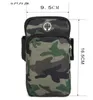 Men Women Waterproof Canvas Fitness Running Case Arm Bag Wallet Jogging Phone Holder Bag Sports Armband bags Arm Band Pouch Running Gym Yoga cellphone Storage packs