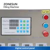 ZONESUN-máquina llenadora de botellas semiautomática, bomba magnética, llenador de agua, ZS-MPYT12P de embalaje de líquidos y bebidas