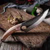 Knives Stainless Cleaver Knifes Handmade Butcher Knife Forged Steel Serbian ChefKnife Outdoor Camping Cooking Tools