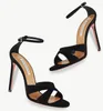 23s/s designer Paris Divine Sandal Aquazzura Talita Pump (Sandals Heel High Heels Kvinnor Sandaler Sandaler Skor Läder Square Toe Mule Walking Lady Sandalias