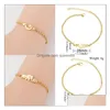 Charm Armbanden Nieuwe Dier Gouden Ketting Sieraden Vlinder Cross Elephent Hart Armband Voor Vrouwen Valentijnsdag Gift Drop Levering Dhlth