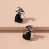Charm Lost Lady New Fashion Devil's Wings Boucles d'oreilles en forme de coeur Bijoux pour femmes Direct R230603