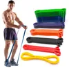 Pull Up Assist Band Oefening Weerstandsbanden Spanningsbanden voor Benen en Butt training Gym Workout Body Stretch Powerlifting 5piece/set 208cm lengte Alkingline