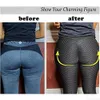 Damen Leggings Fitness Yoga Hosen Frauen Sexy Leggings Sport Plus Size Schwarze Leggings Jacquard Laufhose Gym Scrunch Anti Cellulite Leggings