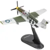 Aereo Modle North American P-51 Mustang Monoposto Figther Plane 172 Aereo Militare 25cm Modello Lega Aviazione Souvenir da Collezione 230602