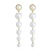 Charm New Trendy Elegante Creato Orecchini lunghi di perle simulate per le donne Festa nuziale Miglior regalo di gioielli R230603