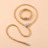 Pendant Necklaces Strands Strings Nz1675 pearl jewelry fashion spirit snake diamond necklace Snake Bracelet