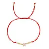 Go2boho Zircon CZ Gold Heart Star Charm Bead Bracelet For Women Red Rope Friendship Adjustable Jewelry Summer Lucky Gift