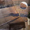 Curtain Pirate Ship Seaside Beach Dusk Tulle Curtains For Living Room Bedroom Kitchen Decoration Chiffon Sheer Voile Window