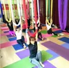 2.8 * 1m aérien Yoga fitness exercice Hamac yoga étirement stipes ceintures anti-gravité yoga balançoire lit formation fitness inversion balançoire sangle
