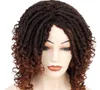 14 pouces de long bouclés dégradé couleur perruque haute température cheveux synthétiques Crochet Cap différents styles améliorent votre look instantanément