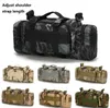 High Quality Outdoor Military Tactical Backpack Waist Pack adjustable sling shoulder Bag high-capacity Molle Camping Hiking Oxford waistbag Pouch 3P Chest Bags