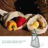 Opbergzakken Aardappelen Uien Saver Nylon Tote Net Shopping Mesh Groenten Fruit Knoflook Hangend