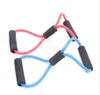 5 Couleurs Fitness Résistance Bandes D'exercice Tubes D'exercice Corde D'entraînement Élastique Pratique Yoga Corde De Traction Pilates ABS Cordages D'entraînement