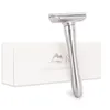 Blade Safety Razor Magnetic Adjustable Double Edge Classic Mens Shaving Mild 18 File Hair Removal Shaver Gift Package