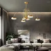 Pendellampor modern led sten deco maison apa lampa lyster pendente ljuskrona kök matsal vardagsrum