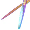 Триммер Purple Dragon 8,0 дюйма Big Pets Lining Scissors Dogs Shears Japan Steel 9cr Профессиональные ножницы для ухода за волосами B0059B B0059B