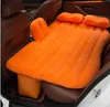 Utomhusresor Luftmadrass i bilen Uppblåsbar flockad PVC Car Mat Universal Car Air Bed Couch Camping Camping Furniture