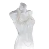 Anhänger Halsketten Imitation Perle Körperkette Klassisch Mehrschichtig Für Kostüm Party Geschenk Bikini
