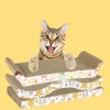 Giocattolo gatto da gatto gatto giocattolo gatto tampone di graffi di carta graffiante cartone graffiante giocattoli proteggere mobili caip